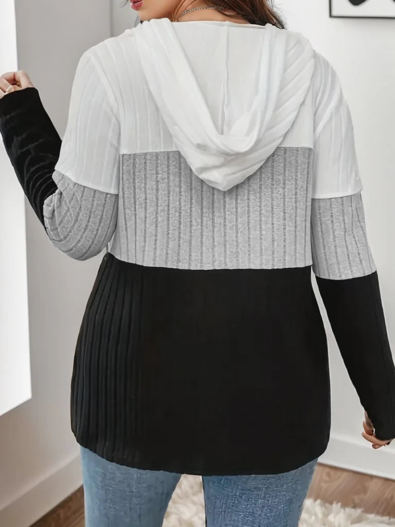 Top con cremallera y patchwork de Vera