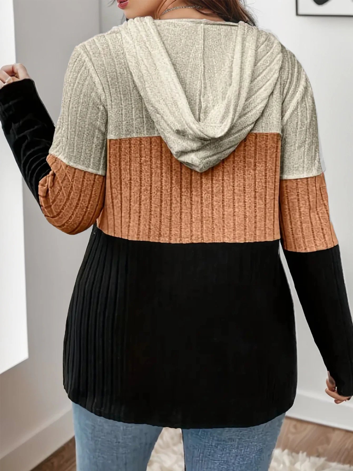 Top con cremallera y patchwork de Vera
