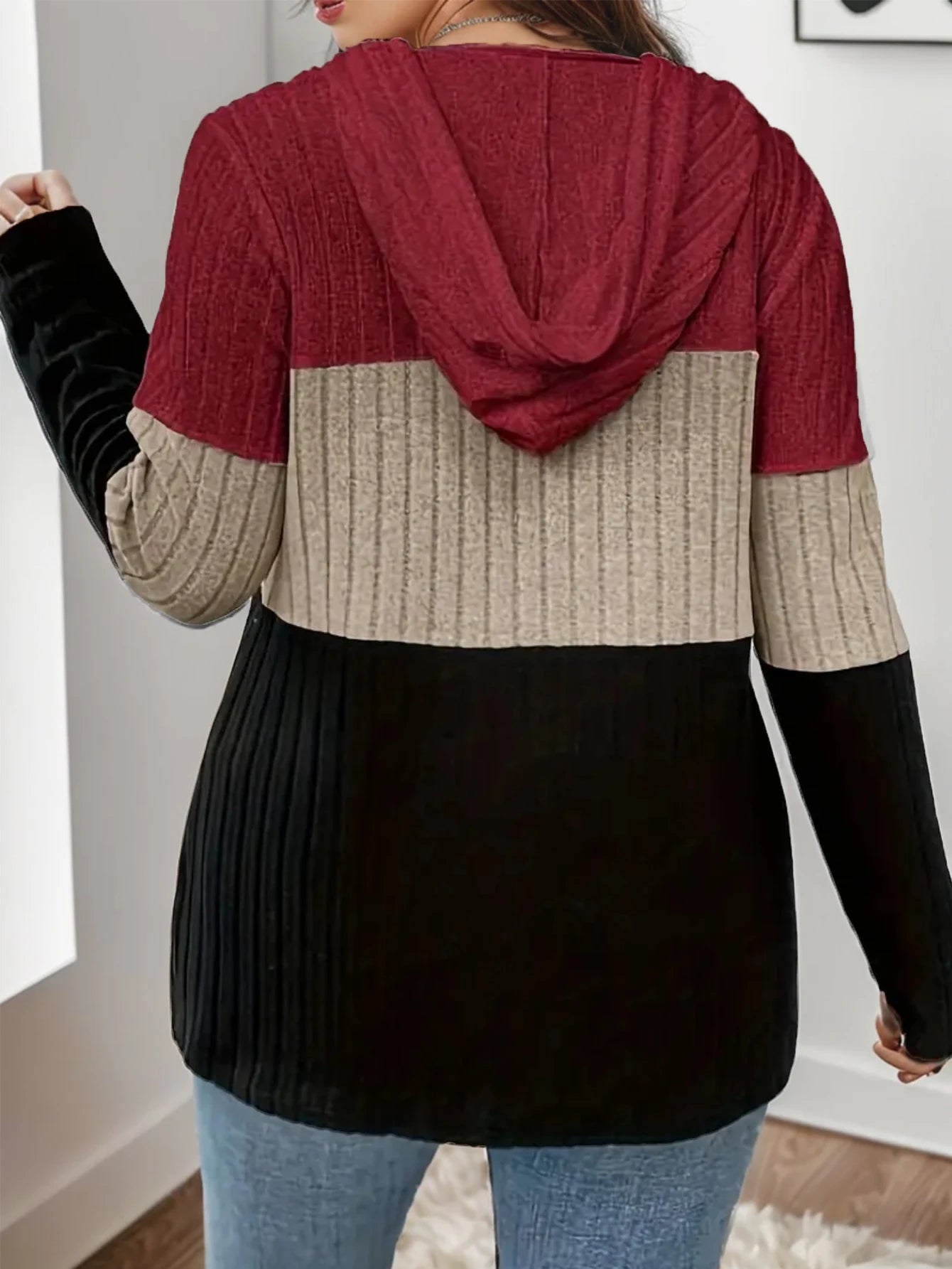 Top con cremallera y patchwork de Vera