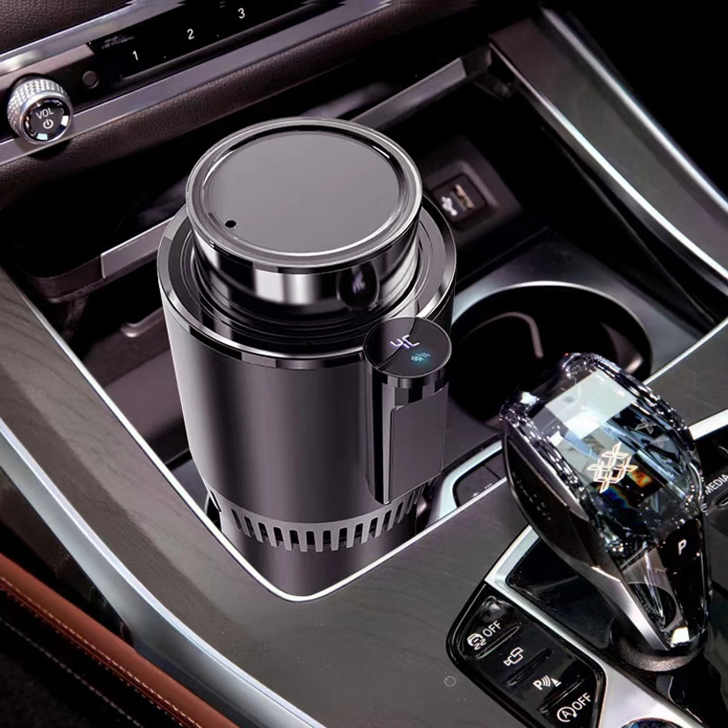 Tasse de refroidissement chauffante pour voiture, réfrigérateur de voiture, garde les boissons, le café, les boissons Miik, refroidisseur, mini réfrigérateur de voiture, congélateur de voiture portable