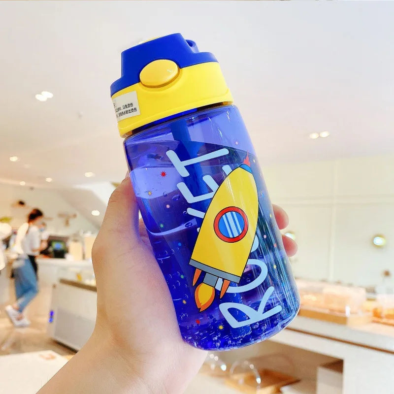 Children's Plastic Water Cup, Straw Cup, Duckbill Portable Creative Adult Male And Female Student Baby Cute Cup
