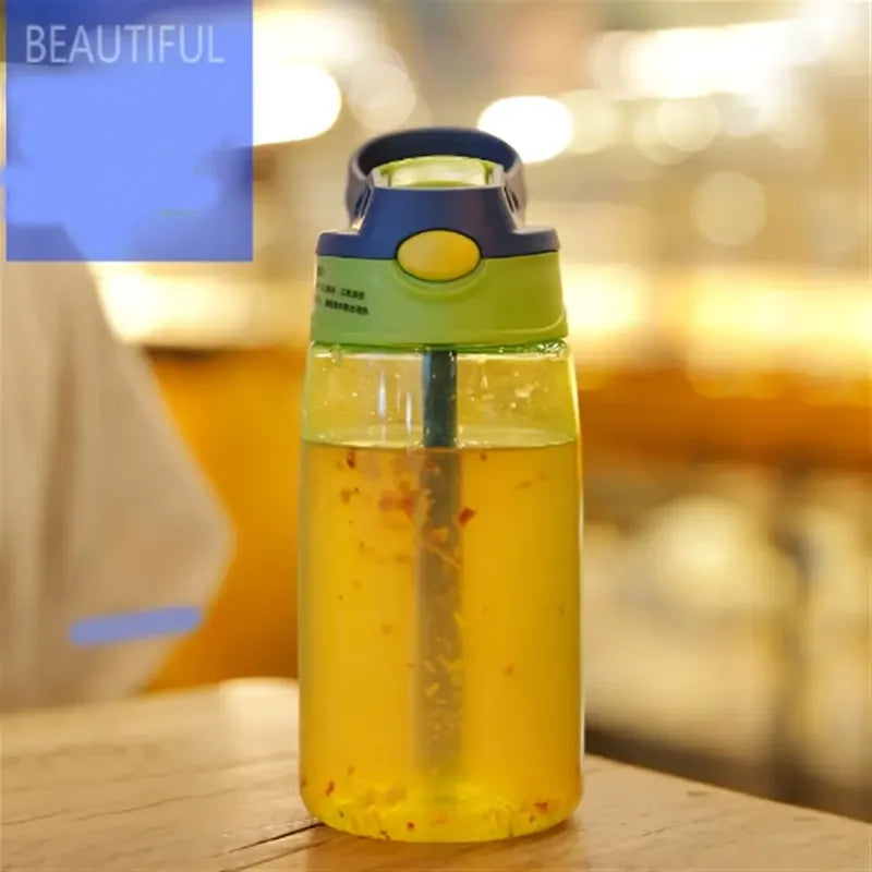 Children's Plastic Water Cup, Straw Cup, Duckbill Portable Creative Adult Male And Female Student Baby Cute Cup