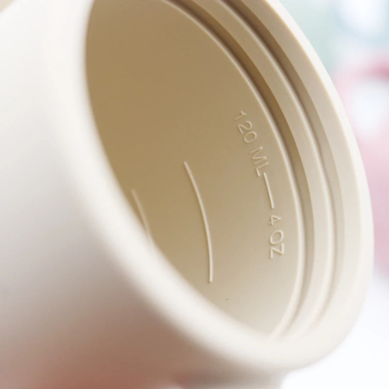 New cartoon 120ML Baby Silicone Sippy Cup BPA-Free Portable Storage Snack Container Feeding Cup Leakproof trainer cup