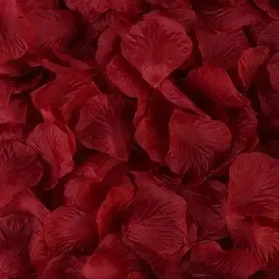 6000/100Pcs Artificial Fake Rose Petals Colorful Red White Gold Roses Petal Flowers for Romantic Wedding Party Favors Decoration