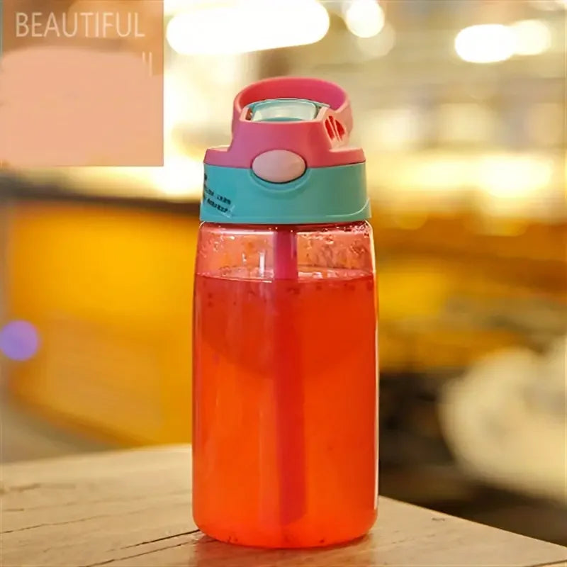 Children's Plastic Water Cup, Straw Cup, Duckbill Portable Creative Adult Male And Female Student Baby Cute Cup