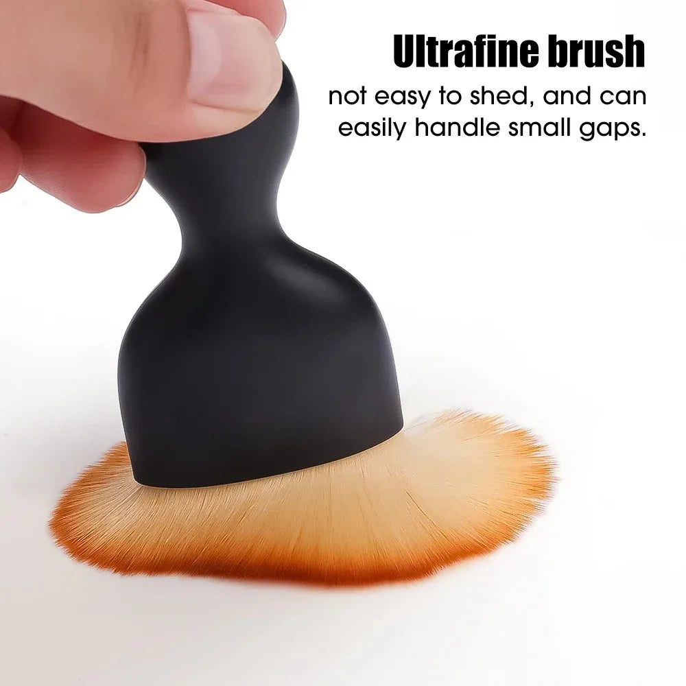 Outils de nettoyage intérieur de voiture Collecteur de poussière de crevasse Brosse douce de nettoyage (avec boîtier) Accessoires ménagers Marchandises Accueil