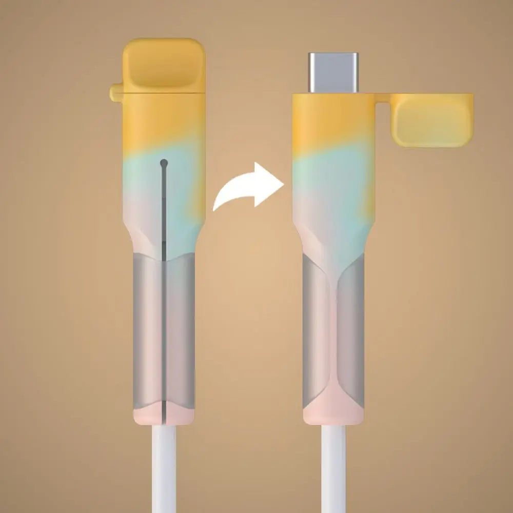 New Cable Protector Soft Silicone Cover Type C Charger Cable Protector Practical Accessories