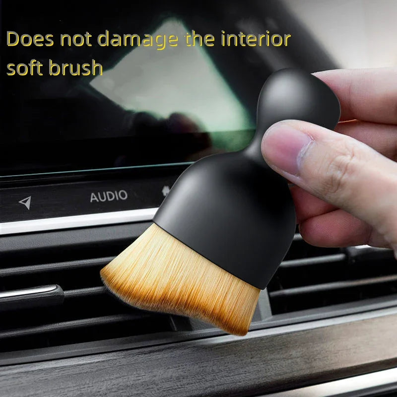 Outils de nettoyage intérieur de voiture Collecteur de poussière de crevasse Brosse douce de nettoyage (avec boîtier) Accessoires ménagers Marchandises Accueil
