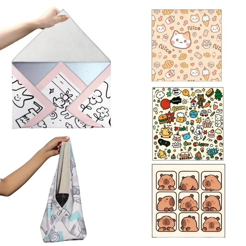 Hundred Sticker Cloth Self-adhesive Organizer Special Cloth Mute Velcro Silent Velcro Laptop Bag Protection Bag