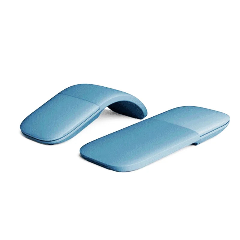 Bluetooth 4.0 Folding Wireless Mouse Arc Touch Roller Computer Silent Mouse Ergonomic Slim Laser Mini Mice For Microsoft Surface