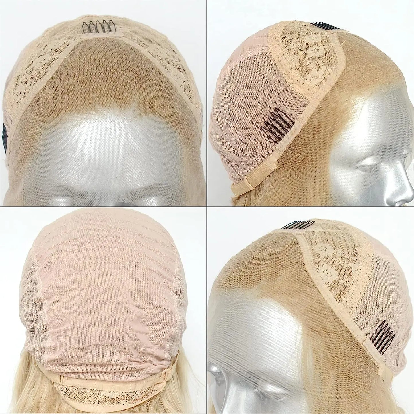 Long Wavy Blonde Synthetic Lace Front Wig for Women Gloden Blonde Drag Queen Wig