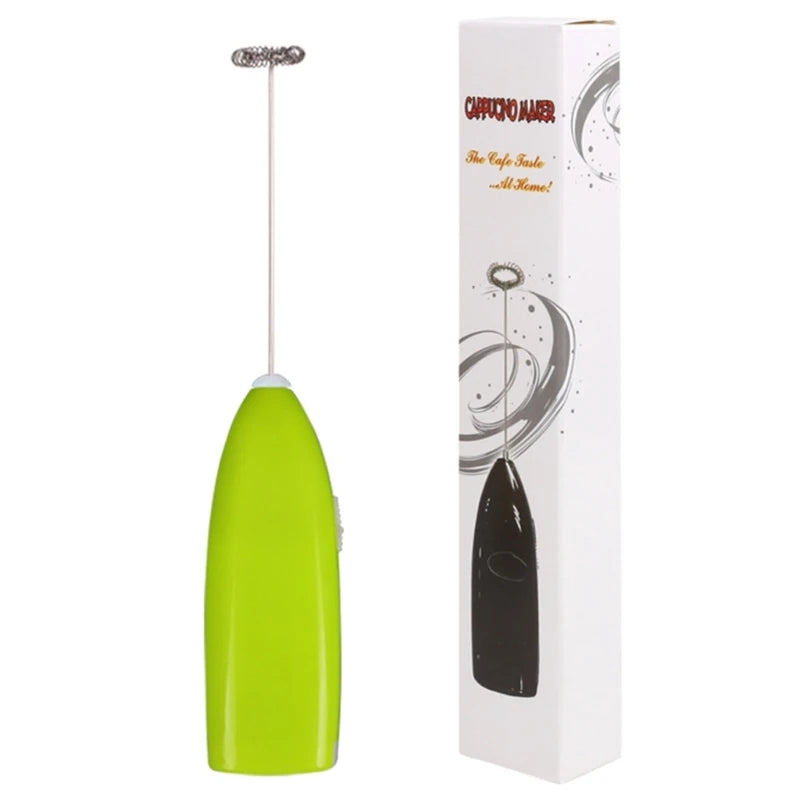 Electric Hand Blenders Egg Beater Small Drink Coffe Mixer Milk Frother Egg Whisk for Mixing Eggs, Cream and Flour A0KF