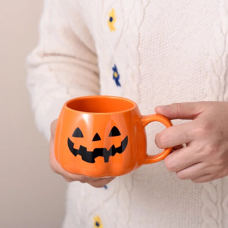 1pc 400ml Halloween Pumpkin Mug