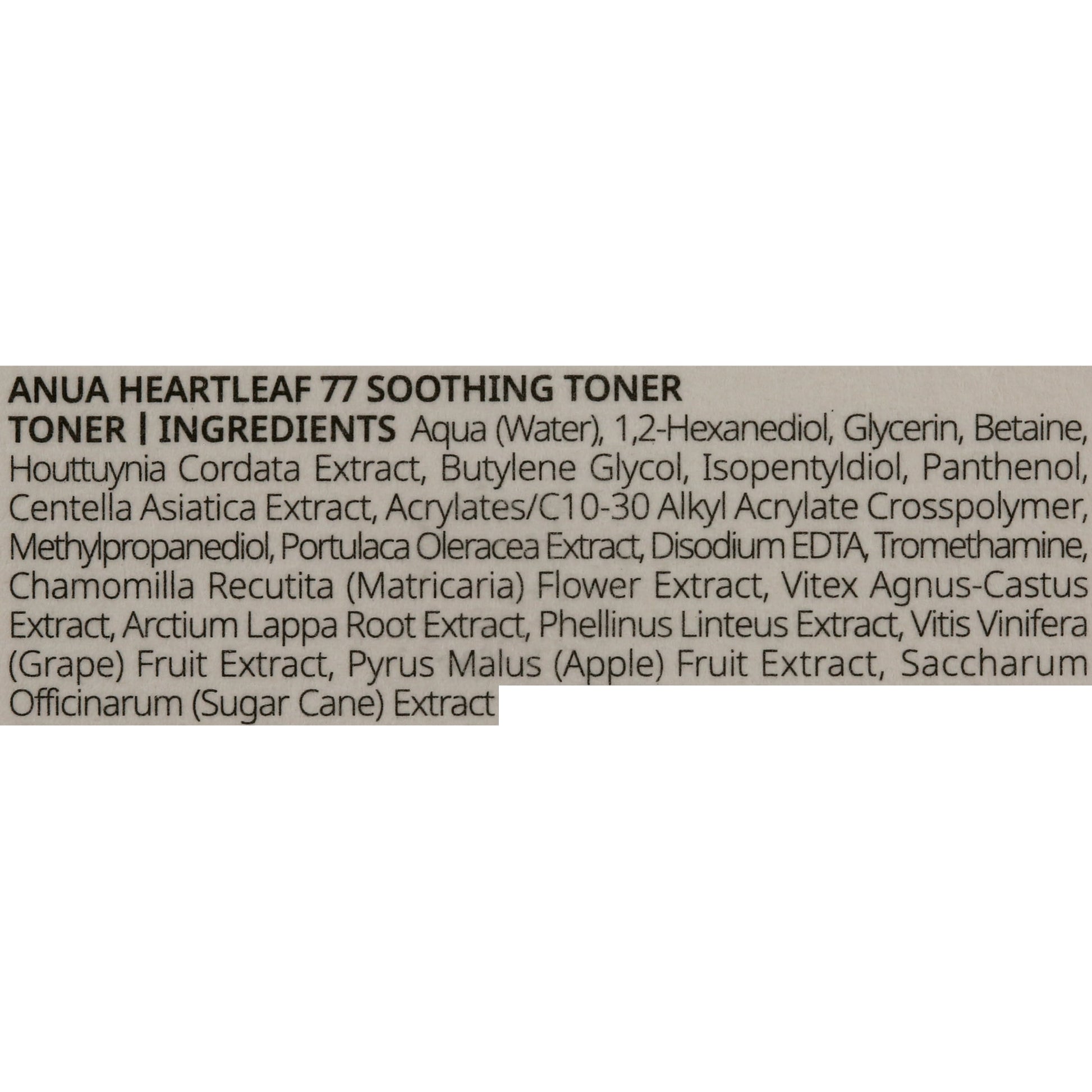 Heartleaf 77% Soothing Toner 250Ml/ 8.45 Fl. Oz.