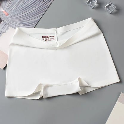 2pcs Seamless Women Ice Silk Boyshorts Plus Size M/L/XL