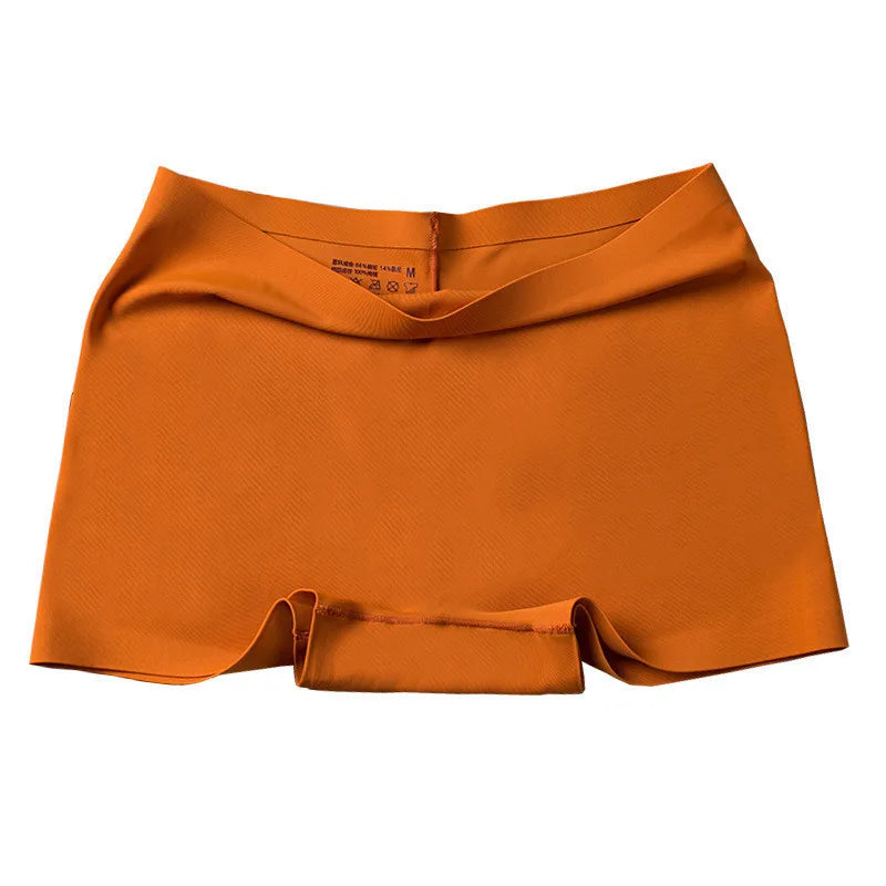 2pcs Seamless Women Ice Silk Boyshorts Plus Size M/L/XL