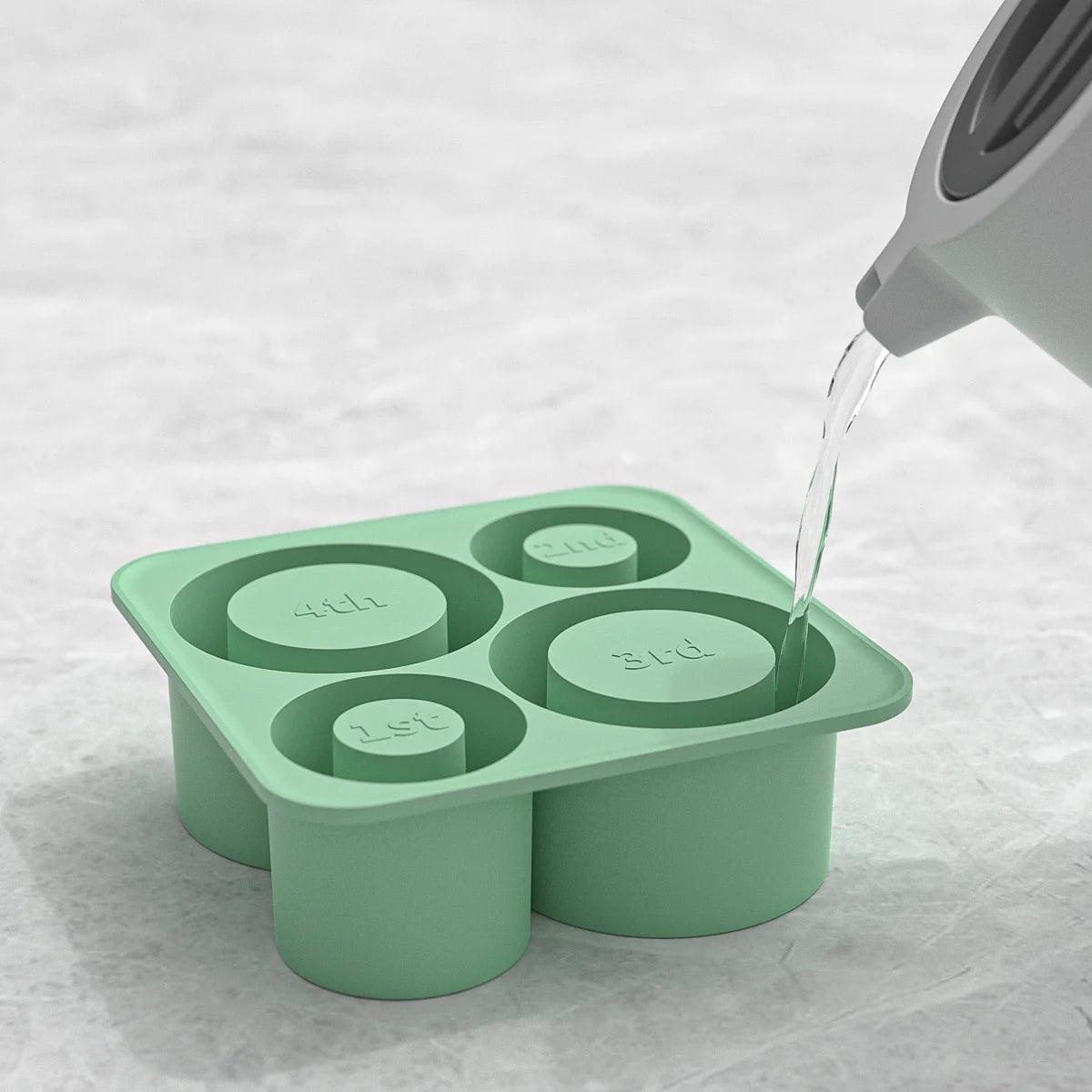 For Stanley Accessories Summer Ice Mould Cube Trays Ice Making Beverage Cup Maker Circle Ice Shape Silicone Mold for Stanley Cup