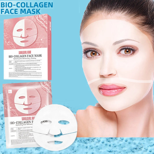 5PCS Absorbable Bio-Collagen Face Mask