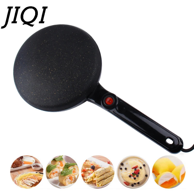 110V 220V Household Non-stick Pancake Machine Electric Crepe Baking Pan Instant Heating Spring roll Pastry Frying Grilling Plate