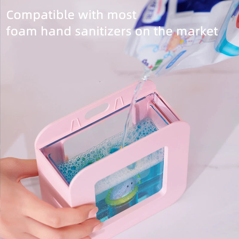 Automatic Foam Dispenser Cute Pet Contact Free