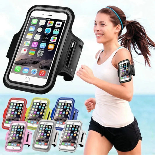 New Universal Outdoor Sports Armband Case Phone Holder For iPhone 13 14 15 Samsung Huawei Gym Running Phone Bag Arm Band Case