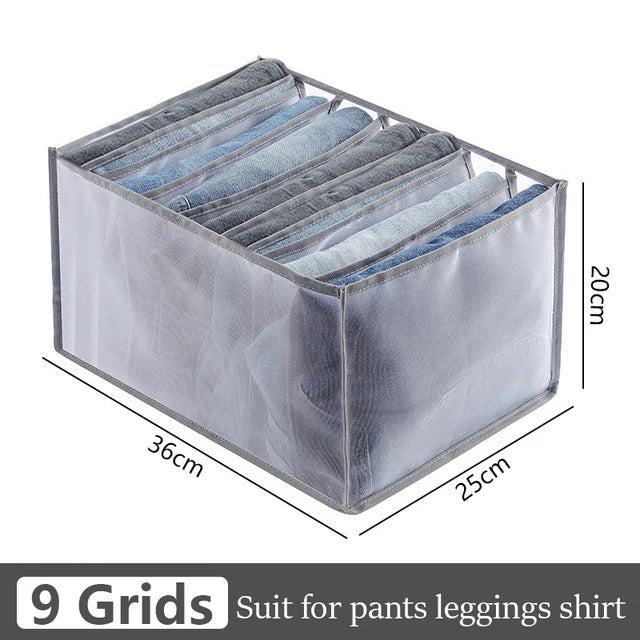 Jeans Organization Storage Box Closet Organizer