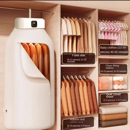 Secadora de ropa plegable para el hogar, para adultos y bebés, inteligente, para dormitorio, viajes, portátil, con control remoto