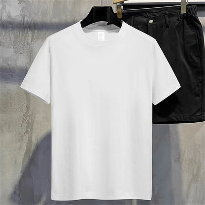 Men/Women T Shirt Summer Cotton Tops Women Solid Color