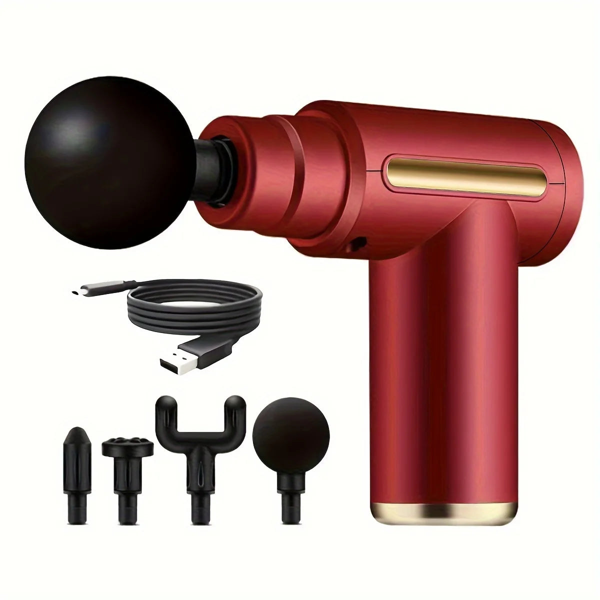 Pistolet de massage portable Sejoy pour un soulagement complet du corps, rechargeable par USB, idéal pour les muscles du dos et du cou, cadeau de vacances idéal pour hommes et femmes