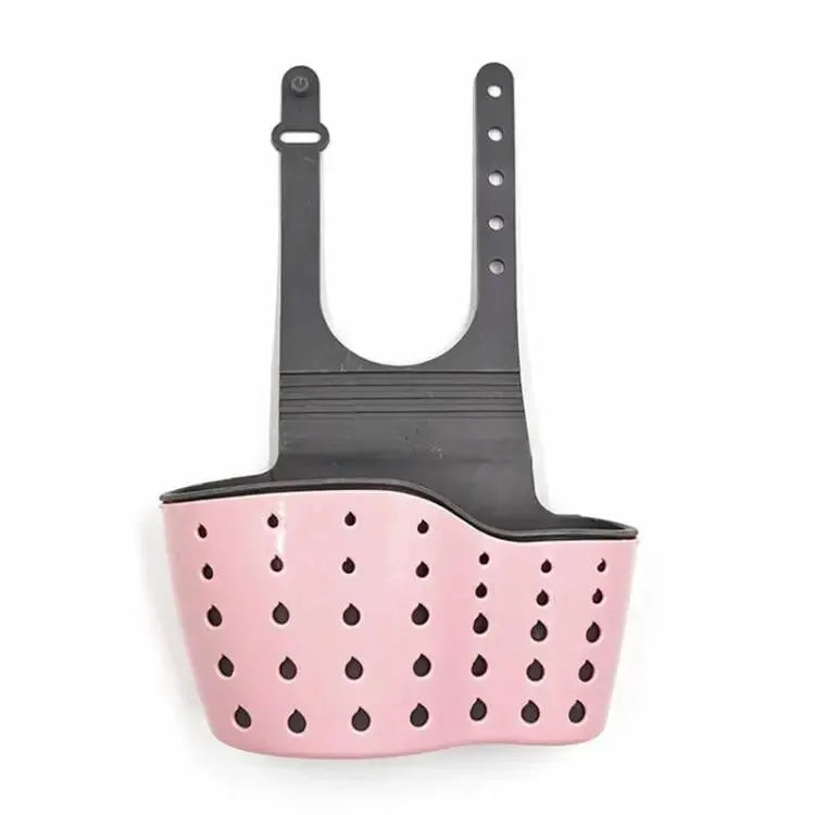 Home Storage Drain Basket Kitchen Sink Holder Adjustable Soap Sponge Shlf Hanging Drain Basket Bag Kitchen Accessories