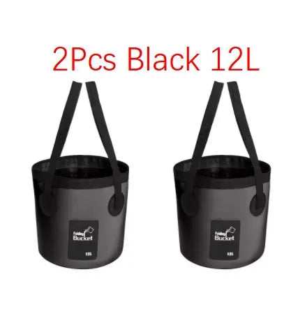 12L 20L Bowl Sink Washing Bag Car Wash Bucket Portable Outdoor Travel Foldable Water Multifunction Folding