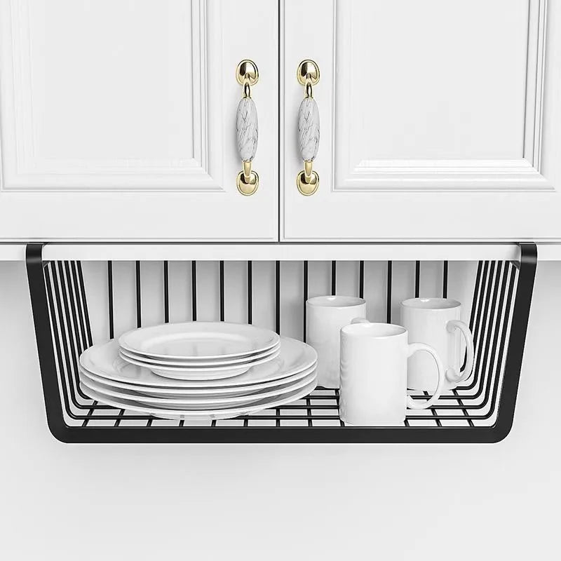 Kitchen storage rack dormitory storage tool hanging layered seasoning hanging basket cabinet hanging cabinet hanging rack