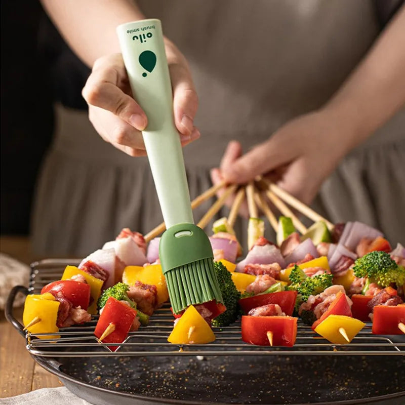 Silicone BBQ Oil Brush Basting Brush DIY Cake Bread Butter Baking Brushes Kitchen Cooking Barbecue Accessories BBQ Tools