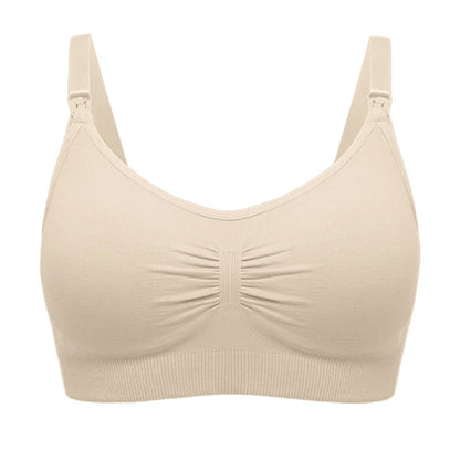 High Quality Plus Size Nursing Bra Breathable Women Breastfeeding Underwear Seamless Maternity Bra Push Up