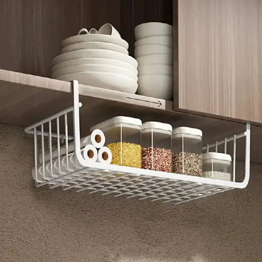 Kitchen storage rack dormitory storage tool hanging layered seasoning hanging basket cabinet hanging cabinet hanging rack