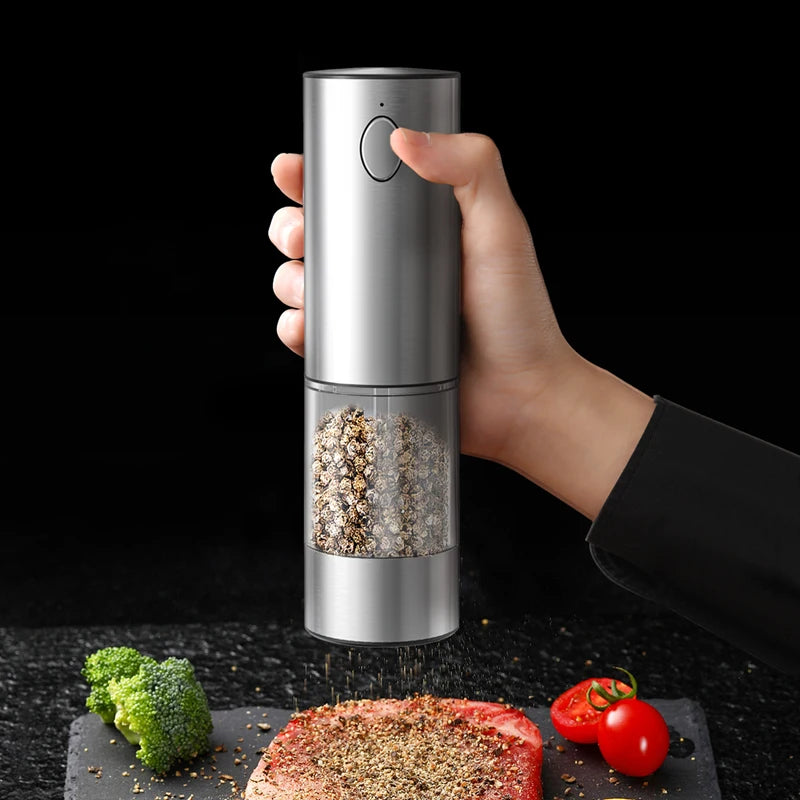 Electric Rechargeable Salt And Pepper Grinder With Adjustable Coarseness