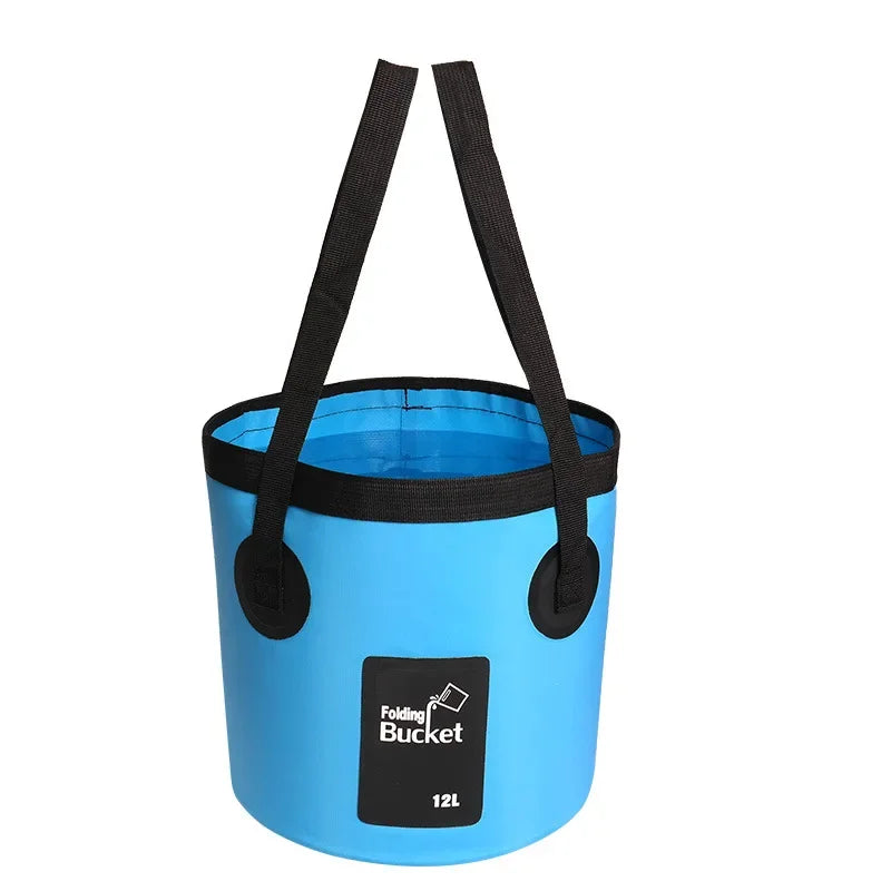 12L 20L Bowl Sink Washing Bag Car Wash Bucket Portable Outdoor Travel Foldable Water Multifunction Folding