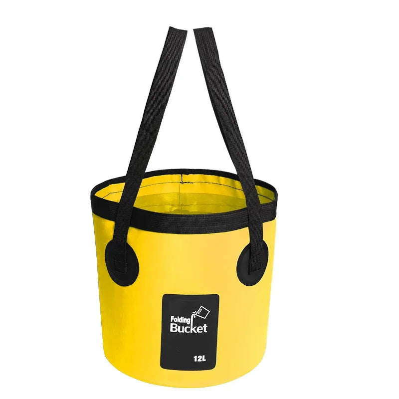 12L 20L Bowl Sink Washing Bag Car Wash Bucket Portable Outdoor Travel Foldable Water Multifunction Folding