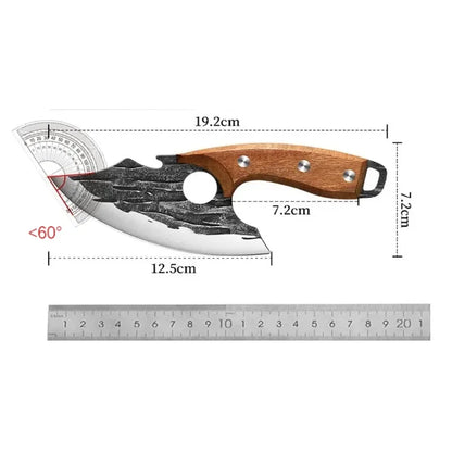 Boning Knives Meat Cleaver Hand Forged Kitchen Knife Wooden Handle Butcher Knife Stainless Steel Cooking Knife Kitchen Gadgets