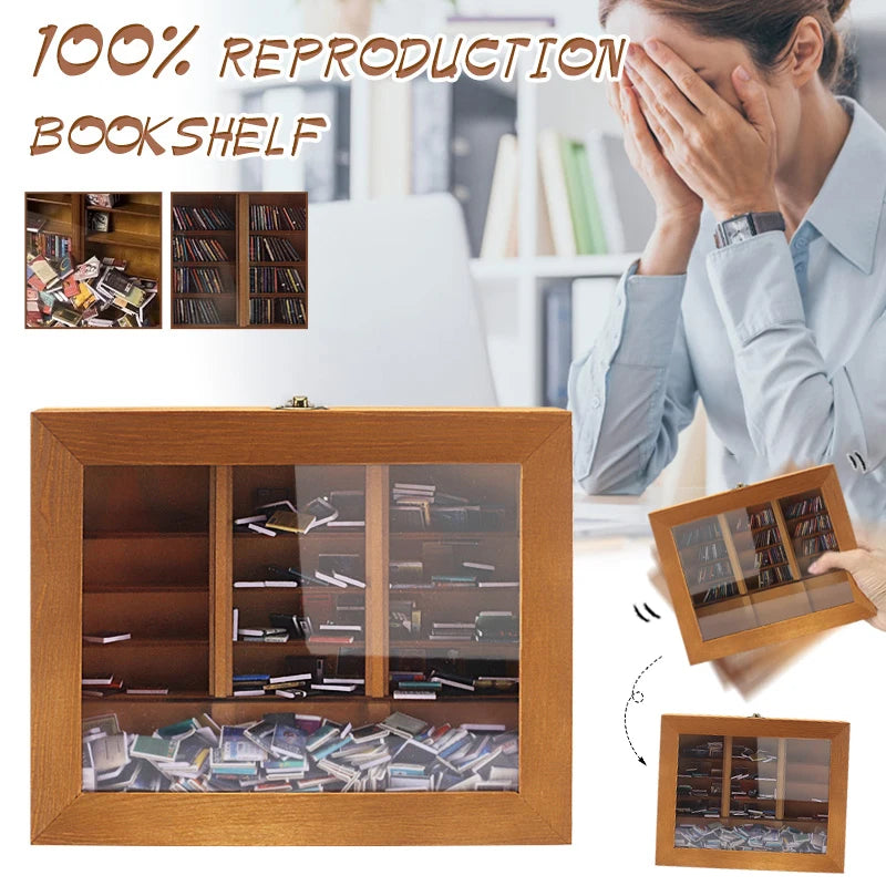 Zen Anti-Anxiety Miniature Bookshelf