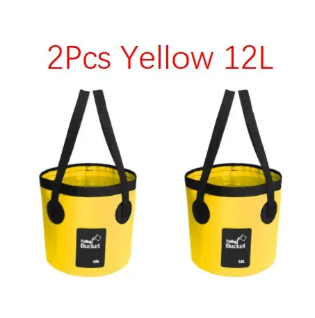 12L 20L Bowl Sink Washing Bag Car Wash Bucket Portable Outdoor Travel Foldable Water Multifunction Folding