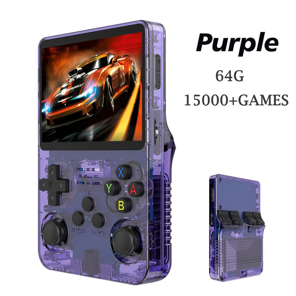 R36S Handheld Retro Game Console Linux System Screen Portable Pocket Video Player 128GB