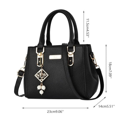 Bolso de hombro de cuero Nova 