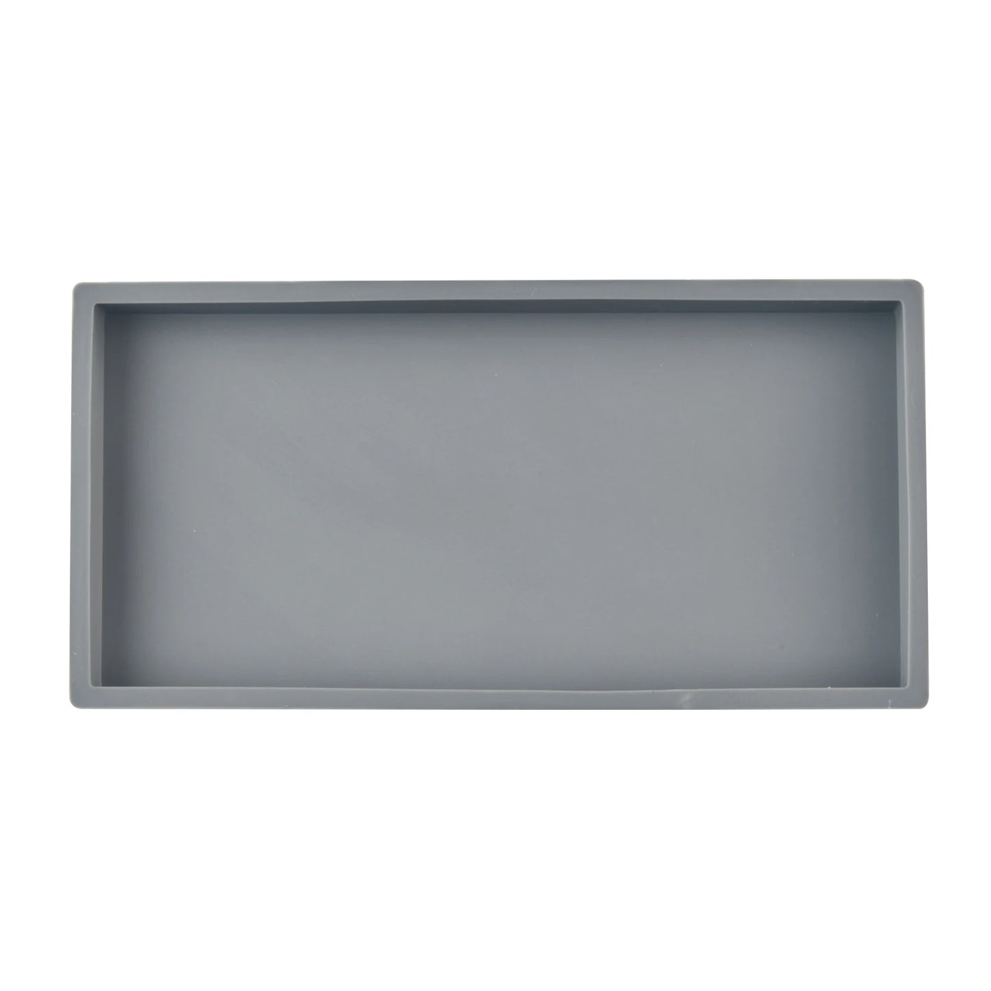 Silicone tray for bathroom countertops, hand sanitizer shampoo storage tray, jewelry display tray for decorative storage