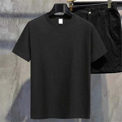 Men/Women T Shirt Summer Cotton Tops Women Solid Color