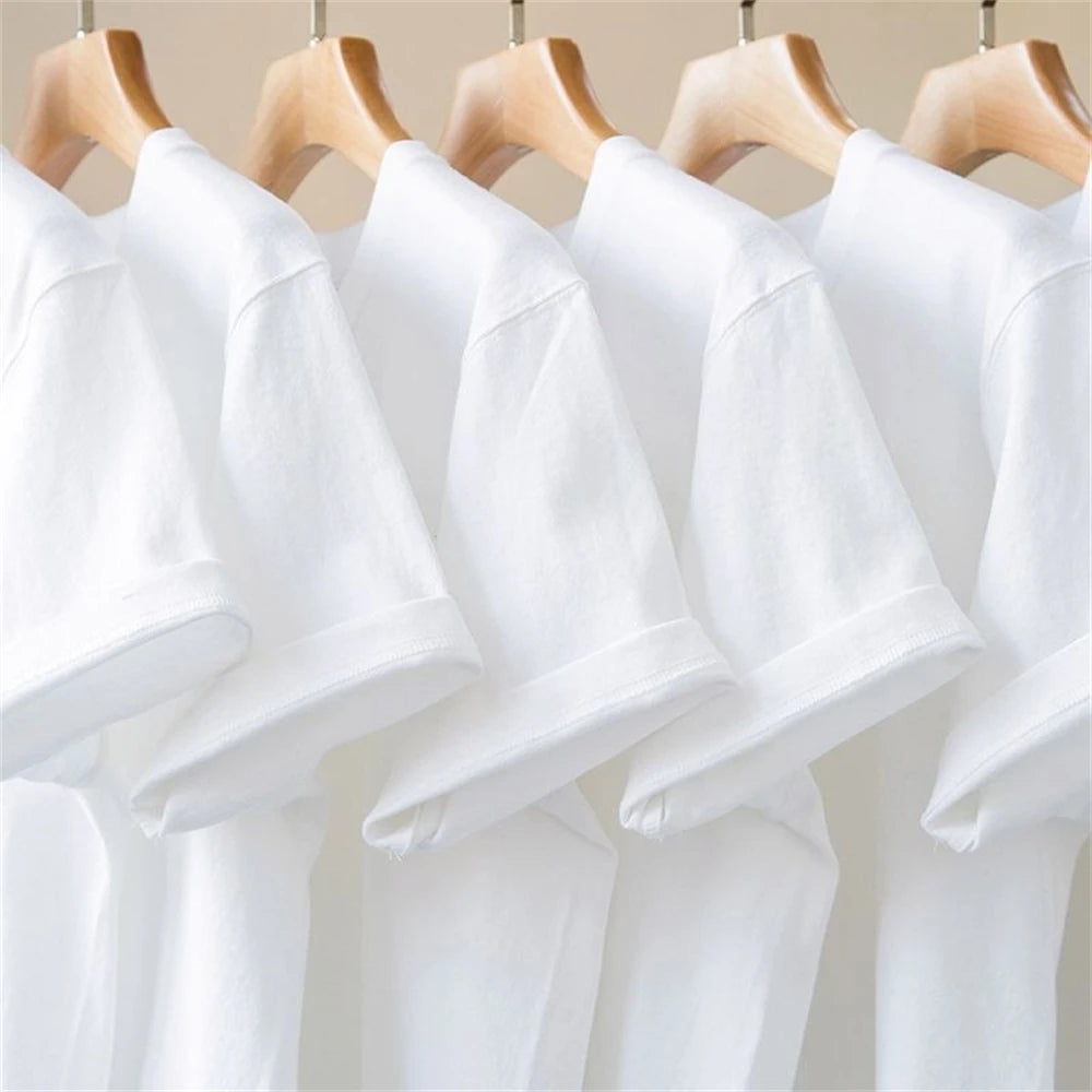 Men/Women T Shirt Summer Cotton Tops Women Solid Color