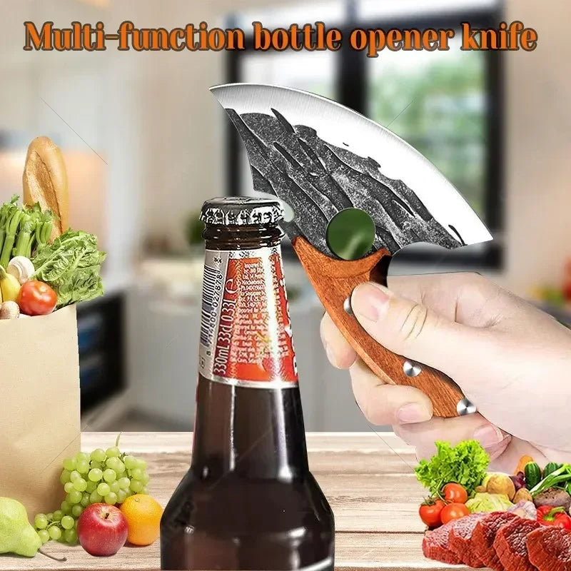 Boning Knives Meat Cleaver Hand Forged Kitchen Knife Wooden Handle Butcher Knife Stainless Steel Cooking Knife Kitchen Gadgets