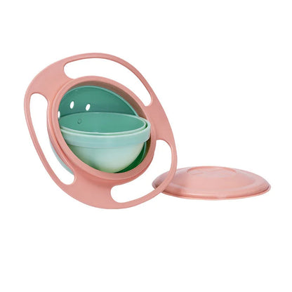 Universal Gyro Bowl 360 Rotate Spill Proof Feeding