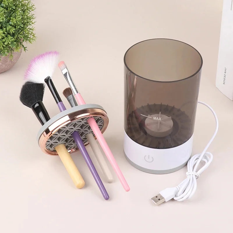 Makeup Brushes Cleaner Machine Portable USB Electric Cosmetic Brush Cleaning Washing Tools Make Up Brush Cleaning Dry Tools