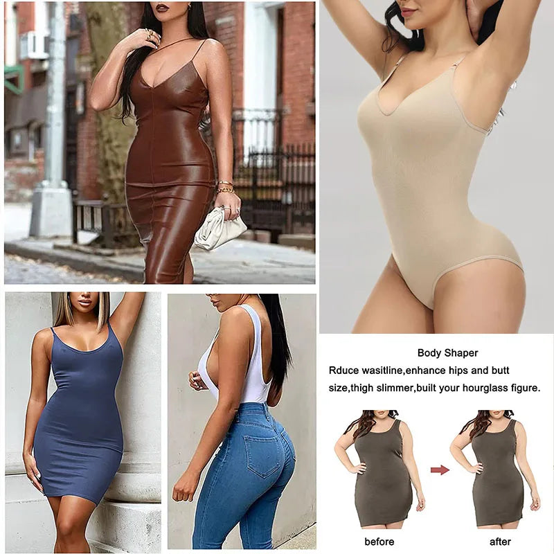 Lavohn strap Bodysuit Compression Shapewear Slimming Body Shaper